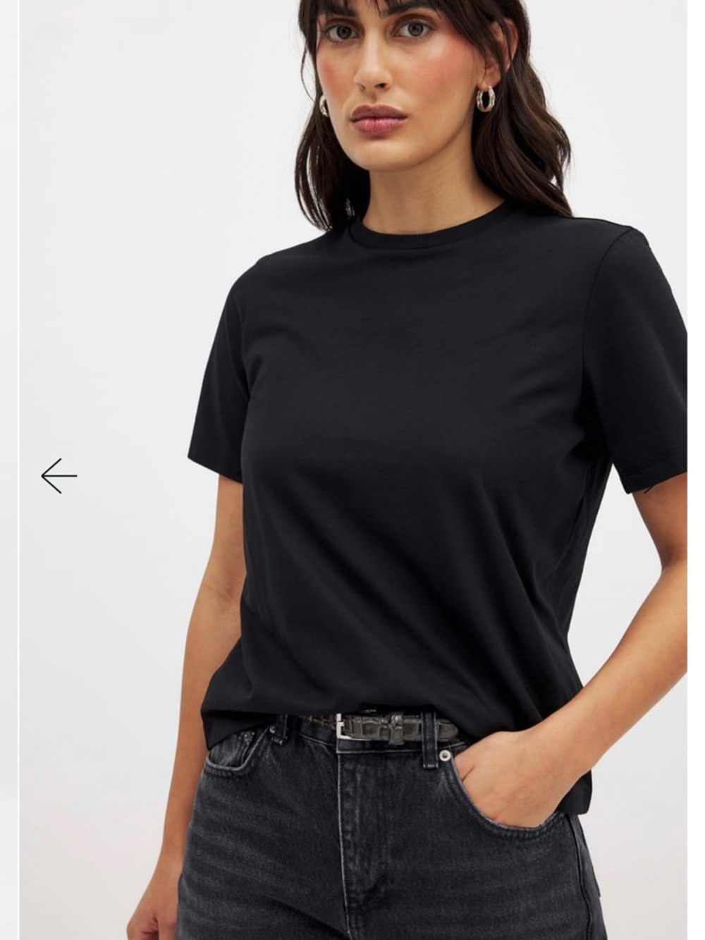 NA-KD Round Neck Cotton T-Shirt, Small